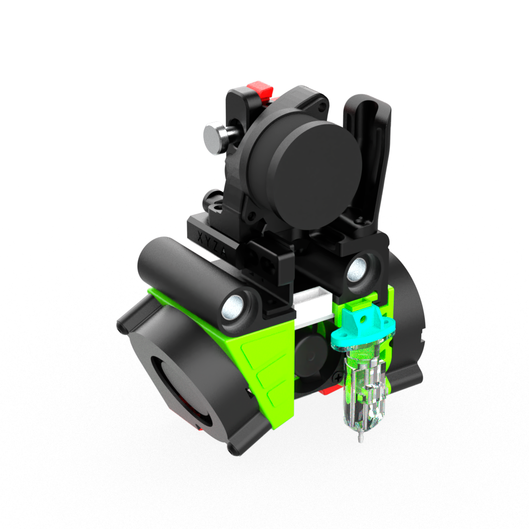 XYZA CYBER HEAD PUNK+JUC. Double Fan 5015 for Flying Bear Ghost 5 — 3D модель (STL | STEP) — изображение 2
