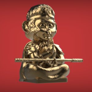Monkey King (.stl / .blend) — 3D модель (STL)